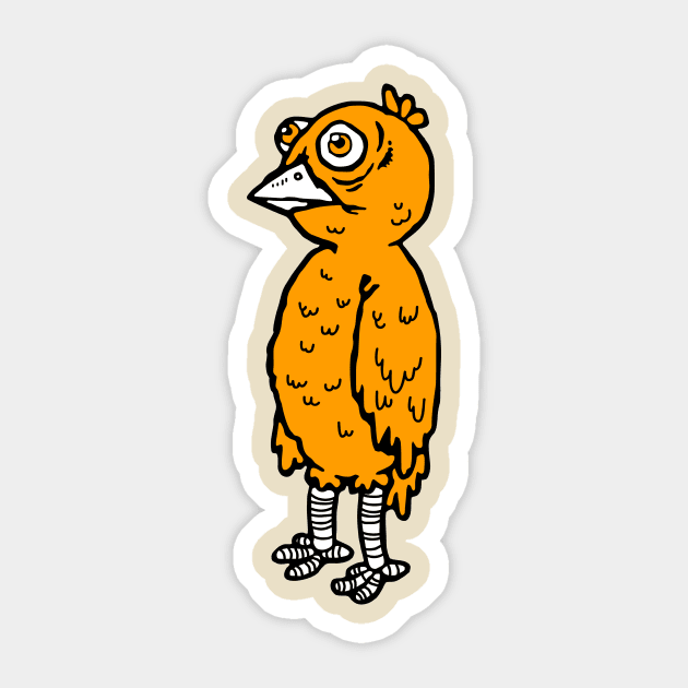 Chicken in shock Sticker by My Happy-Design